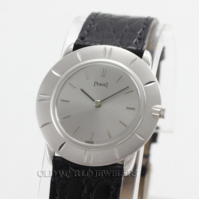 Piaget Vintage Altiplano Ultra Thin 18K Gold Silver Dial
